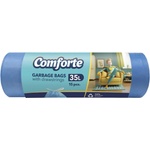 COMFORTE Чанти за боклук comforte 35 л, сини, със затваряща лента, 13 микрона, 15 броя msz3515blcomf (msz3515blcomf)