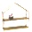 Horecano HORECANO-Метална стойка за мъфини къщичка 30х30х8cm GOLD (HC-93877) (0193877)