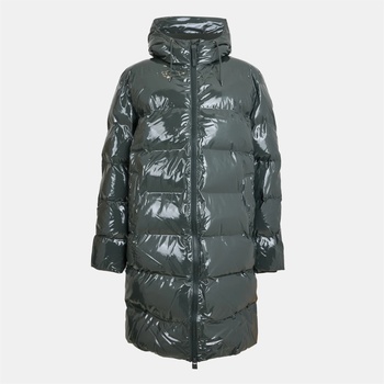 RAINS Яке RAINS Men's Alta Longer Waterproof Hooded Long Puffer Jacket - Swamp 127
