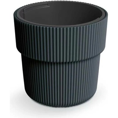 Prosperplast Květináč plast šedý 39 x 39 x 37 cm