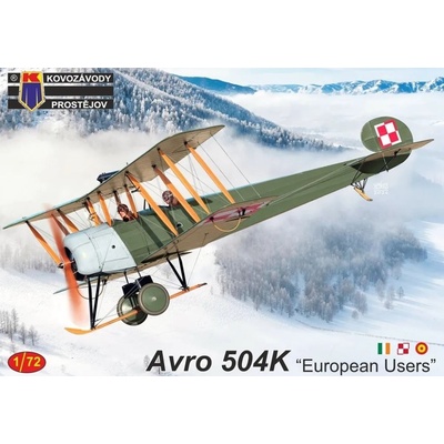 Kovozávody Prostějov Avro 504K 'European Users' 3x camo 1:72