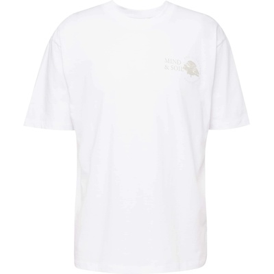 Lindbergh Тениска 'Mind and Soil' бяло, размер M