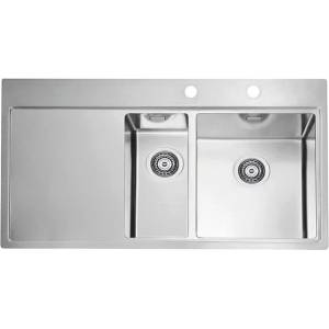 Alveus Мивка от неръждаема стомана Alveus Pure 60 дясна 98x53 см (1103655) Мивка за вграждане
