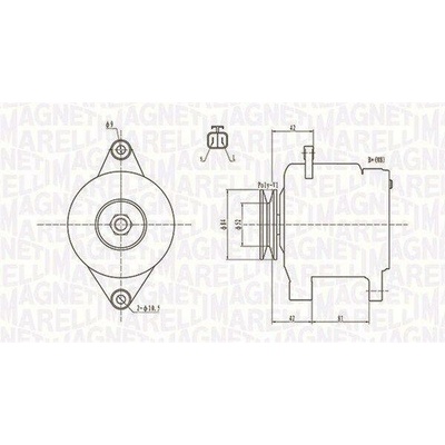 generátor MAGNETI MARELLI 063731615010