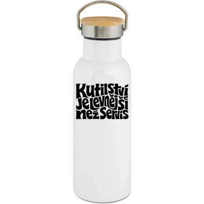 123TRIKO termoska Kutilství je levnější než servis černá 500 ml