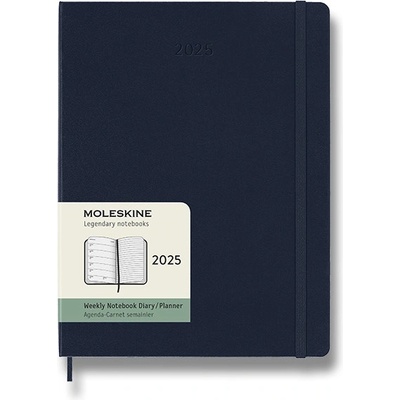 Moleskine A4 Týždenný 2025 Modrý