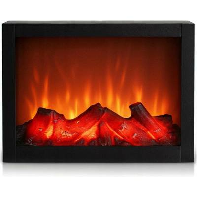 Home Styling Collection Elektrický volně stojící krb 80 W černý