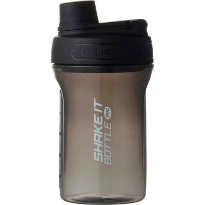 LOCKNLOCK Láhev na pití shaker LOCK SHAKE IT 650ml černá