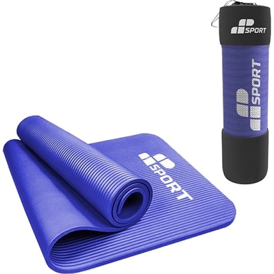 MP Sport NBR Fitness Yoga Mat / Постелка за фитнес и йога / 180см х 60см х 1см - С чанта за носене - Различни цветове Син