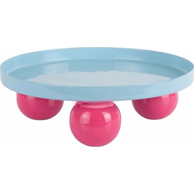 PT LIVING Double Funky Kovová dekoratívna tácka ø 20 cm