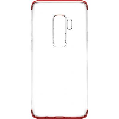 Baseus Калъф Baseus Armor Прозрачен TPU калъф с ударопоглъщащ TPE за Samsung Galaxy S9 Plus - Червен KP14864