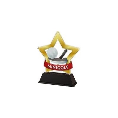 Poháry Bauer Akrylátová trofej STAR001M09 Golf