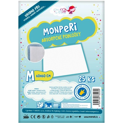 MonPeri SuperDry absorpční podložky M 25ks 60x60