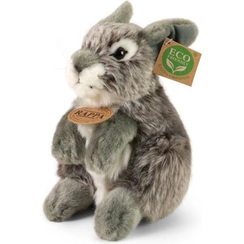 Rappa Плюшено сиво зайче седнало 20 см eco-friendly