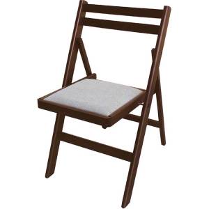 Bogdan Furniture G Сгъваем стол Мебели Богдан BM Angel, с тапицерия, орех