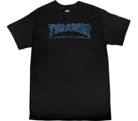 Thrasher Outlined black