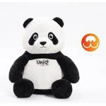 Uniq Pets Plush Dog Toy Sniffies Giant Panda плюшена играчка панда за кучета с писукане, 23, 3 x 19, 3 cm