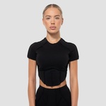GymBeam Дамска тениска Cropped Cosmo Black S