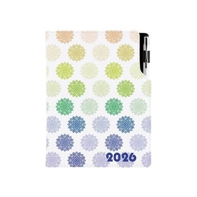 Design B5 týdenní 2026 Mandala barevná