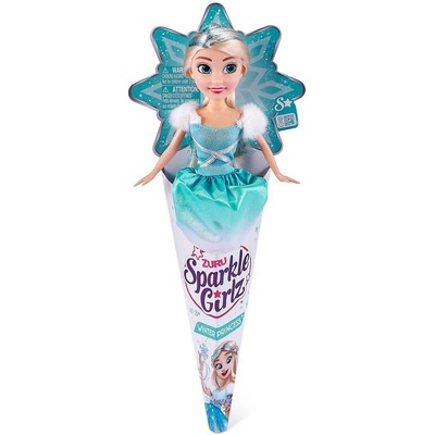 Sparkle Girlz Кукла Зимна Принцеса Super Sparkly в конус (1006476F)