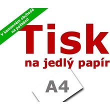 Tisk na jedlý papír A4 Apolo77