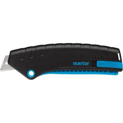 Martor 125002.02 Secunorm Mizar, bezpečnostný nôž, zaoblená lichobežníková čepeľ