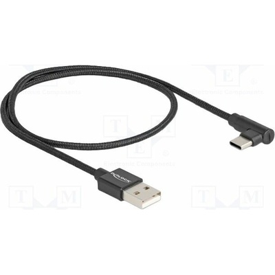 Delock 80029 USB 2.0 USB A vidlice USB C konektor 90° vlevo/vpravo
