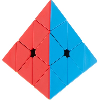 KIK MoYu Pyraminx antistresová logická hra/hlavolam pre deti a dospelých 10x10 cm