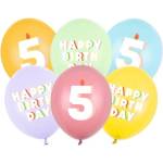 Party Deco Пастелни балони за рожден ден - ПЕТ (sb14p-355-000-6)