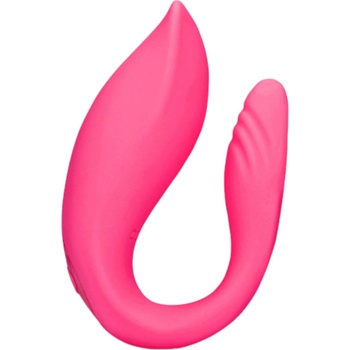 Shots Toys Loveline - акумулаторно, радио двойно вибраторче (розово)