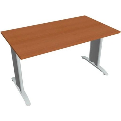 Hobis Rokovací stôl Flex, 140 x 75,5 x 80 cm, čerešňa/kov
