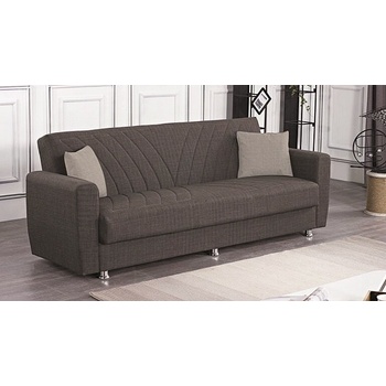 ЕВРОМАР Разтегателен диван ERNEST - кафяв (096.001.0021/brown/evromar)