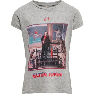 ONLY Elton John Printed Tee Grey - 134-140