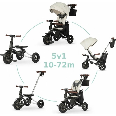 Qplay trojkolesový bicykel Nova Deluxe Beige