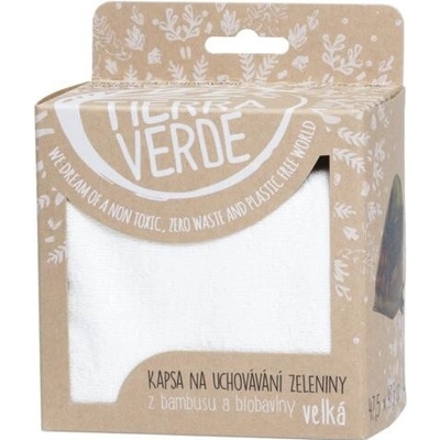 Tierra Verde vrecko na uchovanie zeleniny L 47,5×47,5 cm