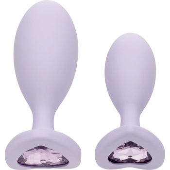 Image 1 of CalExotics First Time Crystal Booty Duo Violet