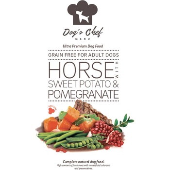 Dog's Chef Horse with Sweet potato & Pomegranate 2 kg