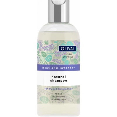 Olival Natural Mint and Lavender prírodný šampón pre suché a poškodené vlasy 250 ml