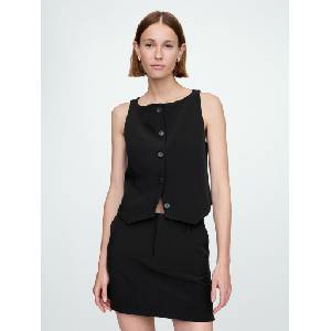 GAP Изрязана жилетка GAP | Cheren | ЖЕНИ | XS