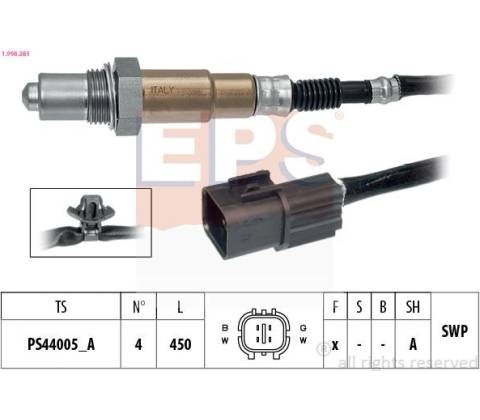 Lambda sonda EPS 1.998.261 (1998261)