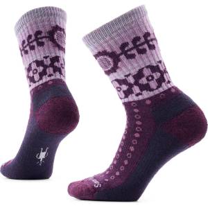 Smartwool Дамски спортни чорапи Smartwool Women's Everyday Cozy Retro Sunflower Crew Sports socks - Purple Iris - размер 42-45 (EU) (207-2013-0213)