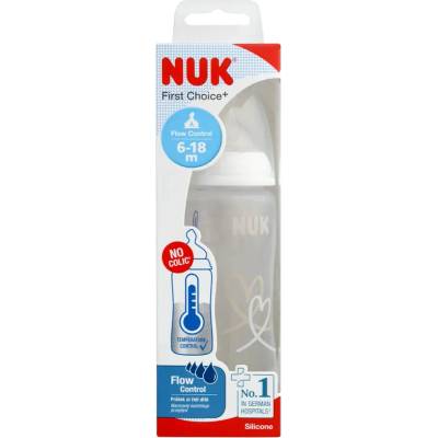 Nuk Láhev s kontrolou teploty různé druhy 300 ml