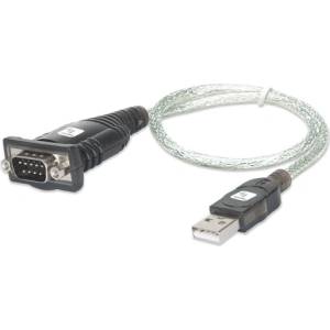 TECHLY Адаптер Techly USB към Serial DB-9 прозрачен (023493)