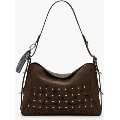 Desigual Stylová dámská kabelka 33.0X20.0X8.0cm hnědá