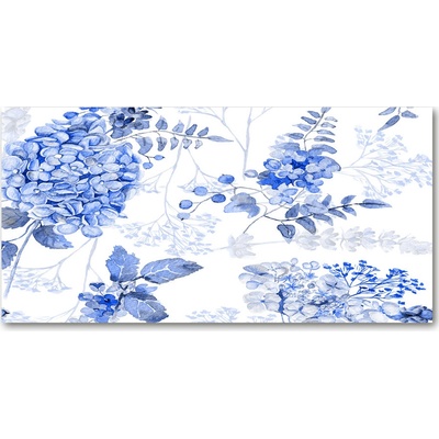 Fotoobraz na skle kvetinový vzor 100x50 cm
