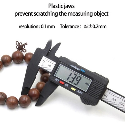 Base Електронен цифров калипер 0-150 мм - Черен 20210835827 (369830_Черно)