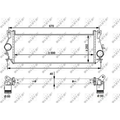 Chladič plniaceho vzduchu NRF 30910