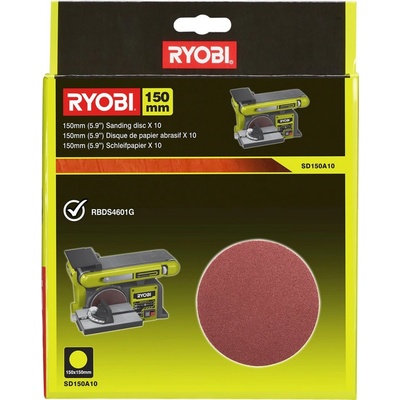 Brusný pás RYOBI do pásové brusky SD150A10 150mm, 10ks