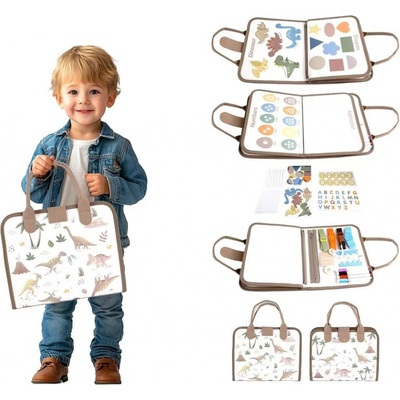 2Kids Toys Senzorická busy kniha Dinosauři 1 – Hledejceny.cz