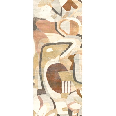 Khroma by Masureel DG3WAR1012 Hnedo-béžová grafická vliesová fototapeta, Wall Designs III rozměry 1,27 x 3 m